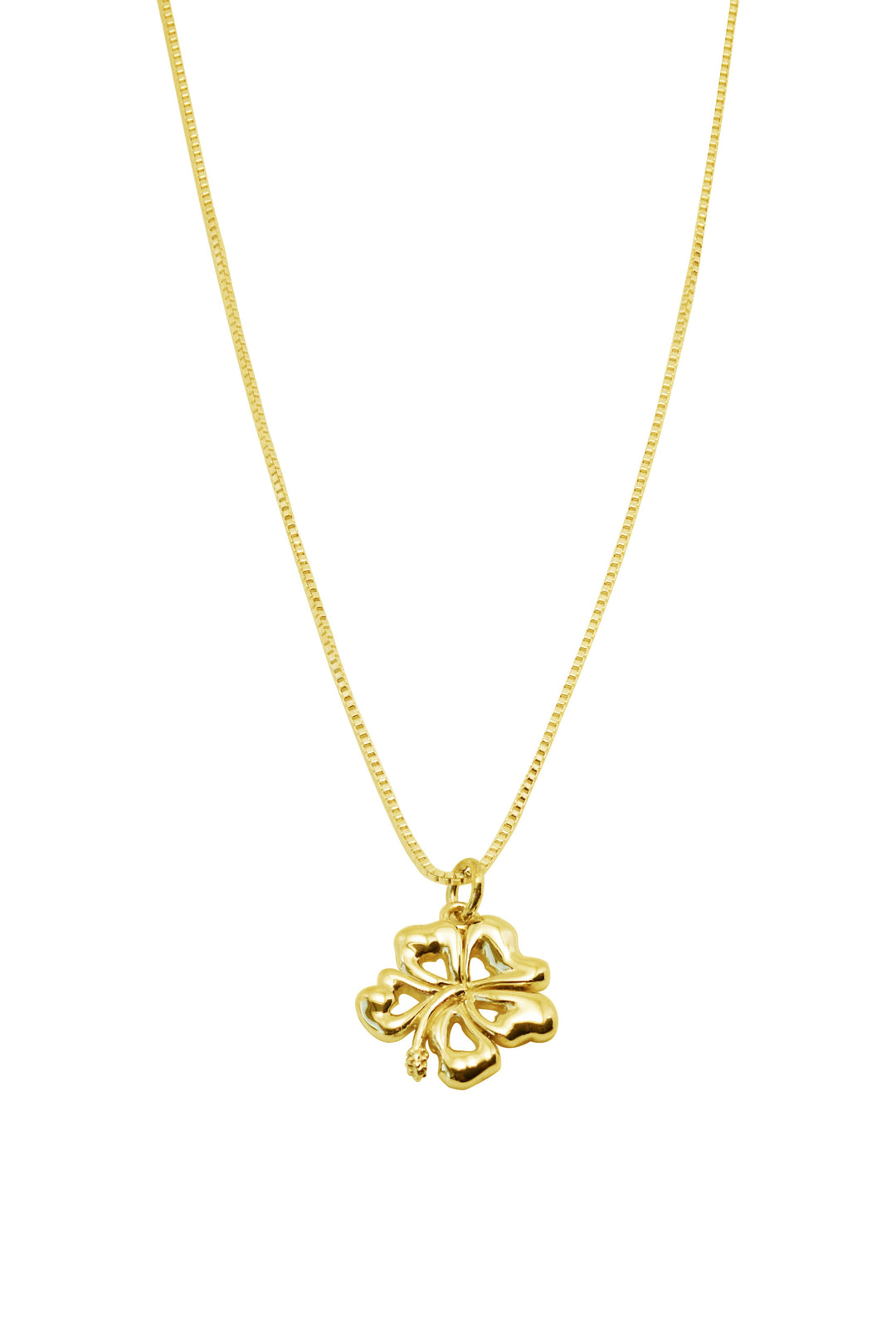 Hibiscus Necklace - Gold