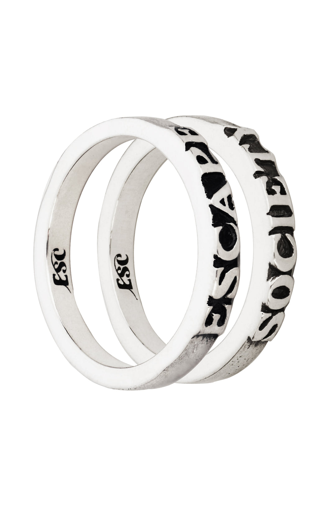 Escape Society Ring Set - Silver